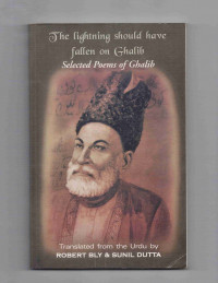 Image of The lightning should have fallen on Ghalib: selected poems of Ghalib