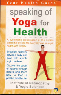 Image of Speaking of Yoga for health