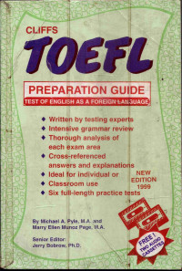 Image of Cliffs TOEFL (Test of English as Foreign Language)